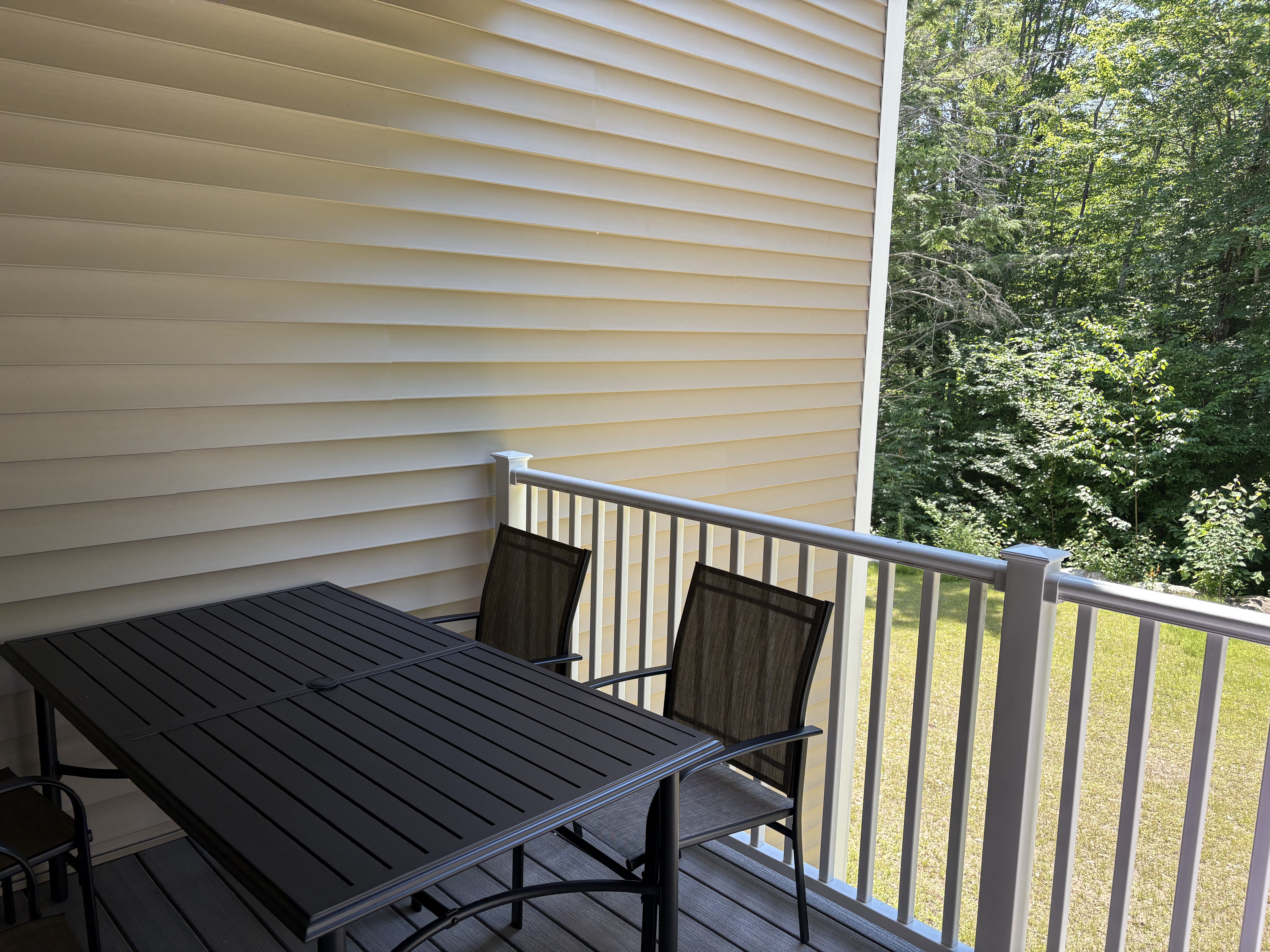 Deck with mountain view