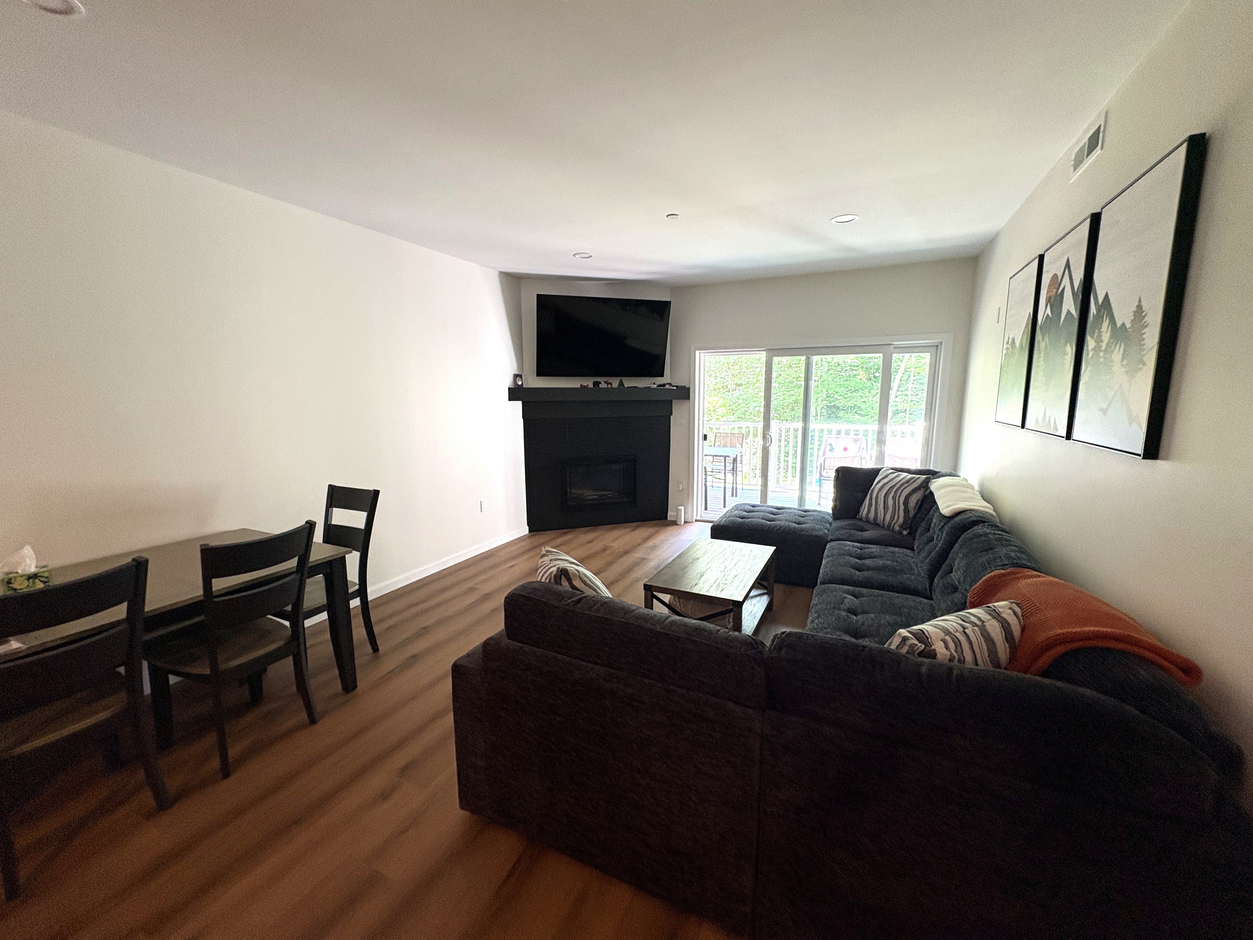 Living and dining area